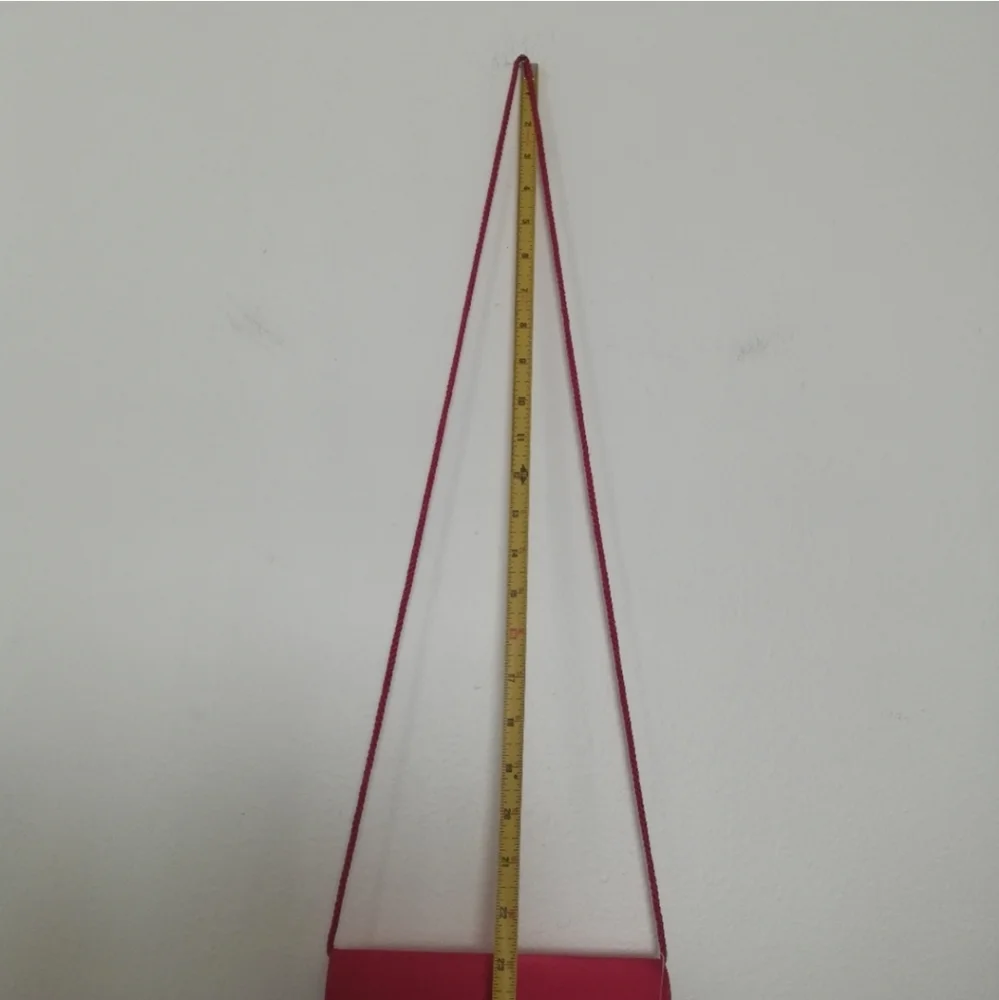 NWT Valerie Stevens Red Satin Dress Evening Shoulder Bag - Picture 12 of 12